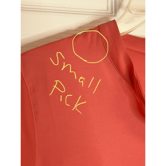 MSCH Moss Copenhagen MSCH Pullover Blouse Womens Size Small Salmon Coral Color - Picture 6 of 11